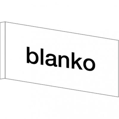 König Werbeanlagen Dreifke® Fahnenschild, blanko, Kunststoff - 300x150x1 mm Kunststoff