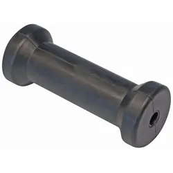 Kielrolle mit Buchse, Gummi/Kunststoff, 100x75mm