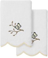 Authentic Hotel and Spa 100% Turkish Cotton TERESA Scallop Embellished Towel Collection.