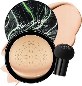 CreateConfidence Air Cushion CC Cream Natural, Moisturizing Foundation & Concealer Natural Color