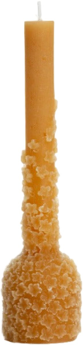 Gusta Sculpture Bloom Kaars - Caramel