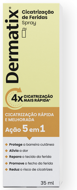 Dermatix Spray Cicatrização de Feridas 5 em 1