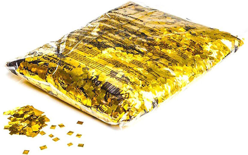 MagicFX Magic Fx Metallic Konfetti Regentropfen 6x6mm - Gold 1kg