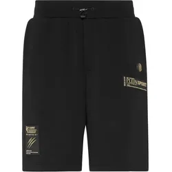 PLEIN SPORT Sportshorts, Größe L in Schwarz 0294