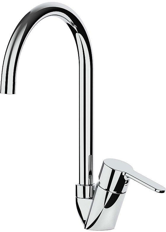 F.LLI Frattini Miscelatore Per Lavello Monoforo Bocca Girevole H318 Modello Mocca