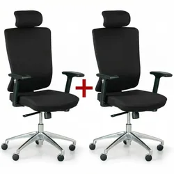 Bürostuhl NED F 1+1 GRATIS, schwarz