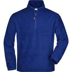 James & Nicholson Herren Fleece Pullover mit 1/4 Zip Sweatshirt JN043
