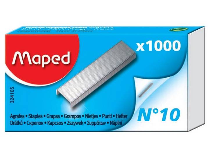 Maped nietjes nr 10 doos van 1.000 nieten