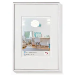 Walther Bilderrahmen New Lifestyle Kunststoff Normalglas / Floatglas / Silber / ...