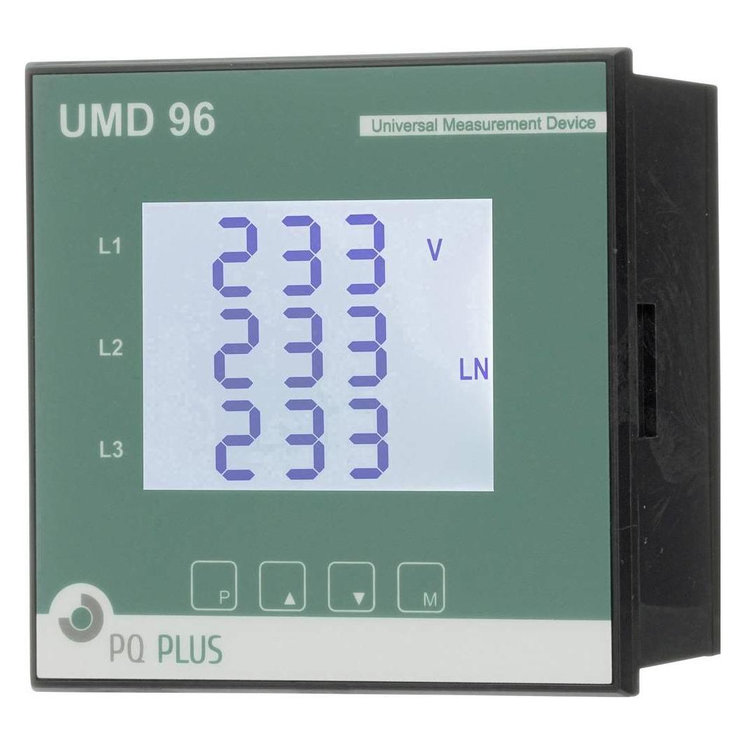 PQ Plus Universalmessgerät - Schalttafeleinbau - UMD Serie M-Bus (10.05.1013.CO)