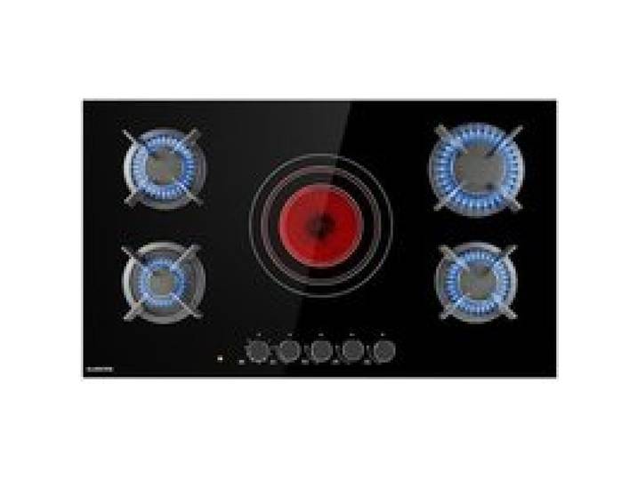 Klarstein Table de cuisson MultiChef 5 Kombi gaz/vitrocéramique 5 zones