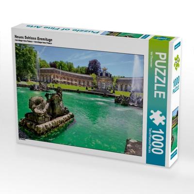 CALVENDO Puzzle Neues Schloss Eremitage | 1000 Teile Lege-Größe 64x48cm Foto-Puzzle für glückliche Stunden