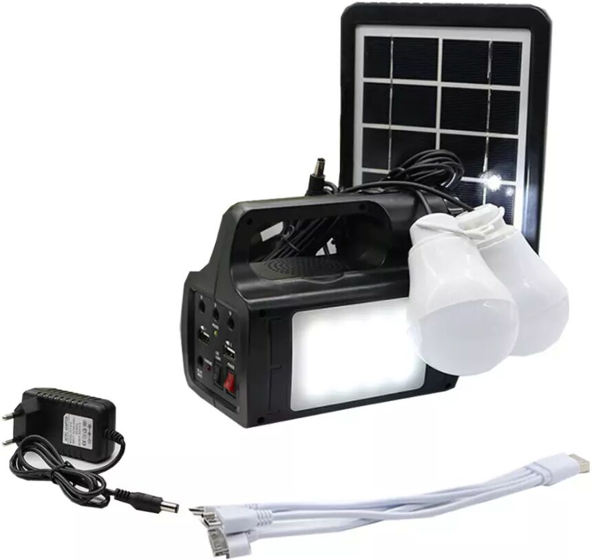EuroGarden SISTEMA SOLARE MULTIFUNZ. LUCE/PILA/RADIO/CARICAT.
