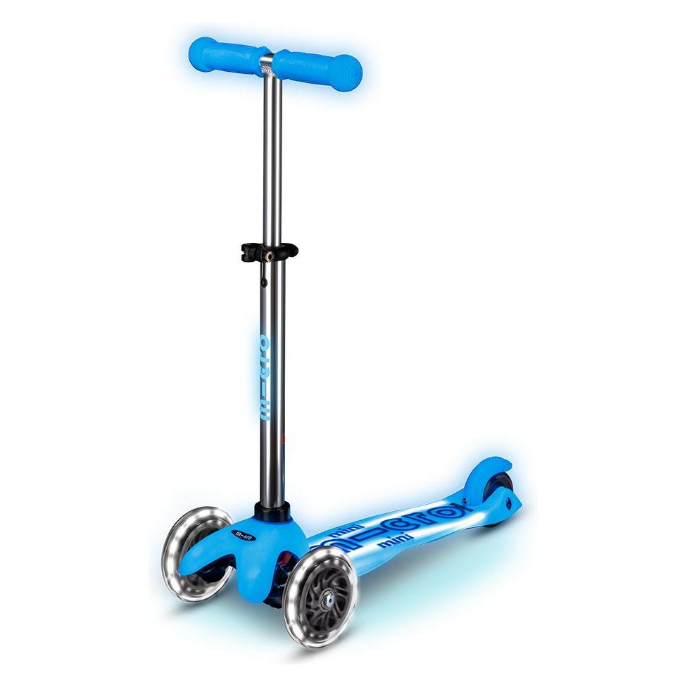 Micro Scooter Mini Deluxe Glow Plus LED Blau (MMD211)