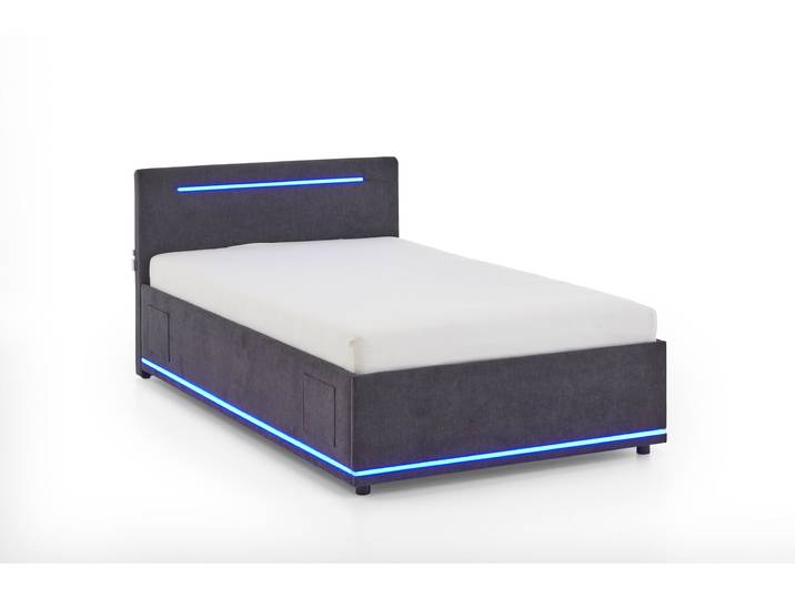 Meise Möbel Circle Polsterbett mit LED Beleuchtung inkl.