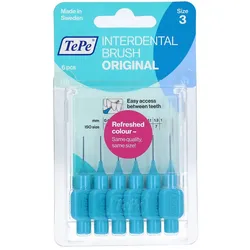 TEPE Interdentalbürste 0,6mm blau 6 St