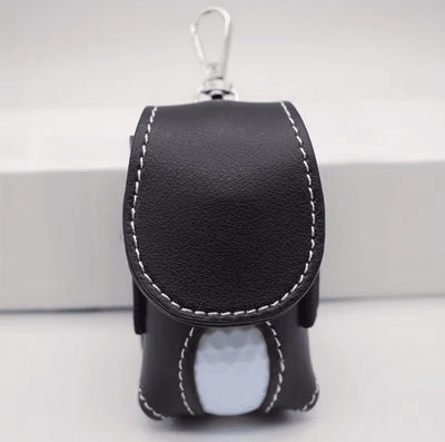 Inspire Picks Portable Mini Golf Accessory Bag Compact Storage Pouch With Hanging Hook black