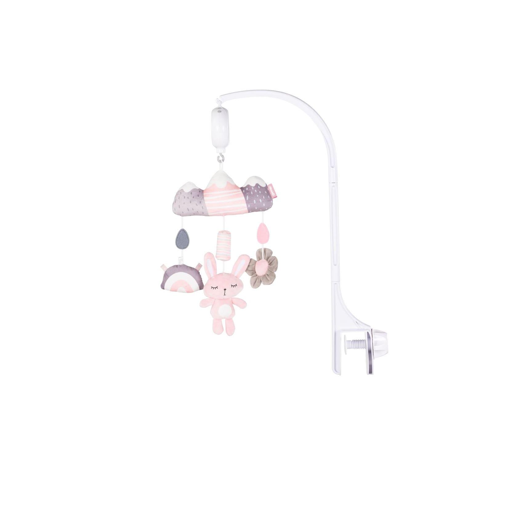 Chipolino Musik Mobile sleeping Rabbit Lautstärkeregelung Melodien Regenbogen rosa