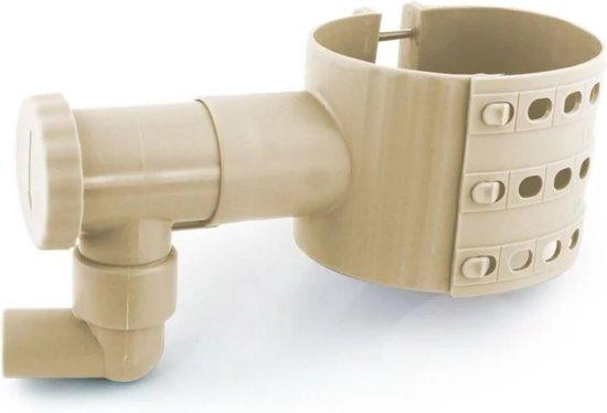 Famanu regenwater-roosterset met 2 delen, netdeksel voor regenwateropvangbak, 150 cm