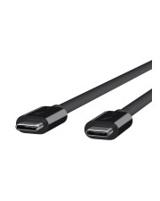 Belkin Thunderbolt 3 CABLE USB-C TO 100W Kabel Digital/Daten 0,8 m (F2CD084BT0.8MBK)