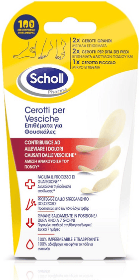 Scholl Cerotti Vesciche Per Piedi Misure Miste 6 Pezzi