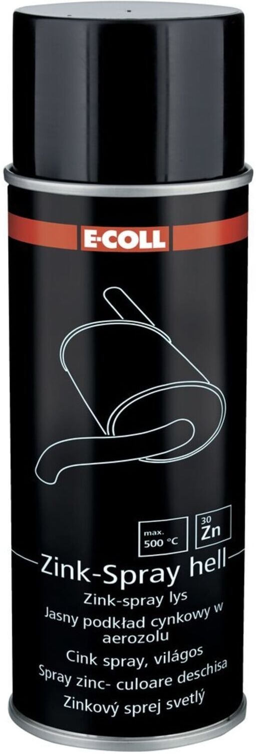 E-COLL Zink-Spray hell 400ml silbergrau ; E/D/E (4317784564595)