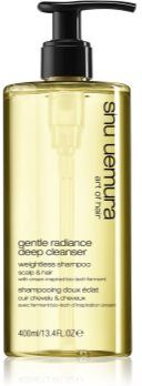Shu Uemura Deep Cleanser Gentle Radiance champô suave de limpeza para cabelo saudável e bonito 400 ml. Deep Cleanser Gentle Radiance