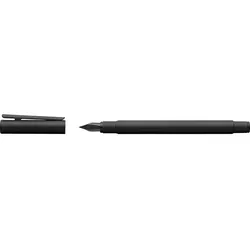 Faber-Castell Füllfederhalter Neo Slim Metall Schwarz Federbreite F