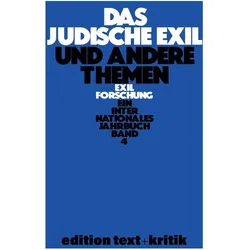 Das jüdische Exil und andere Themen, Fachbücher