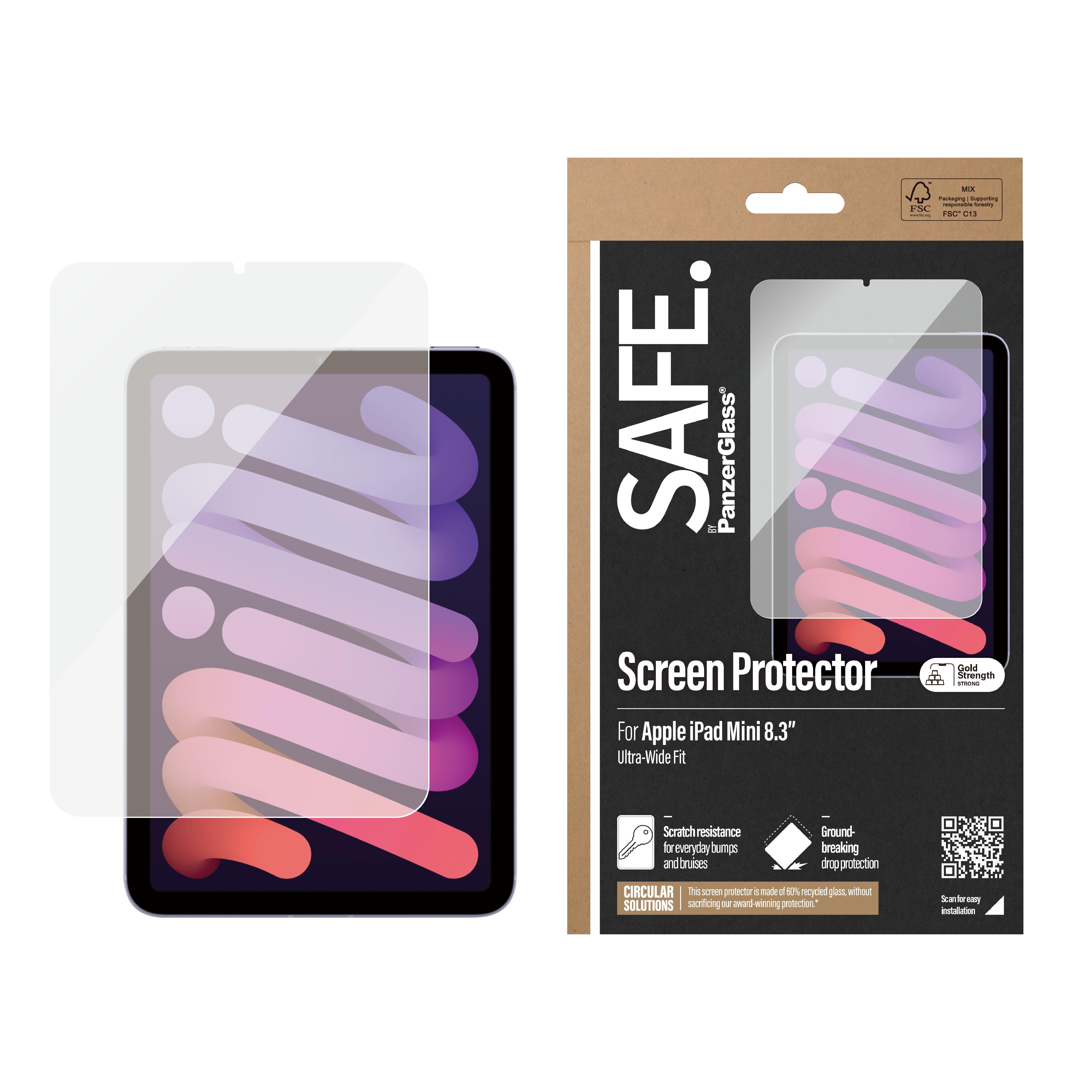 SAFE. by PanzerGlass Displayschutz iPad Mini 8.3'' Ultra-Wide Fit