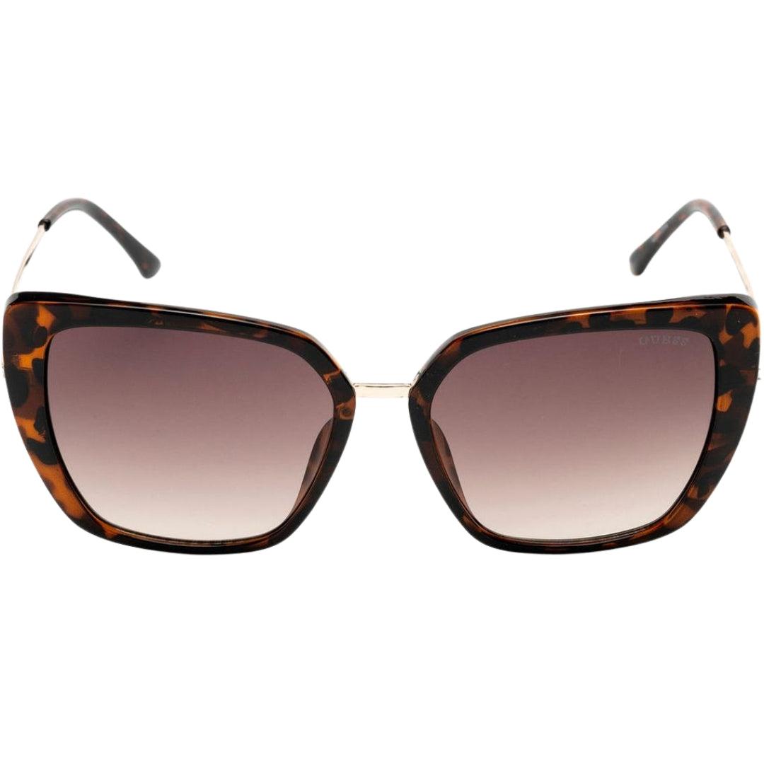 Guess Cat Eyes Bruine Gradiënt Lens Donker Havana Bruine Zonnebril