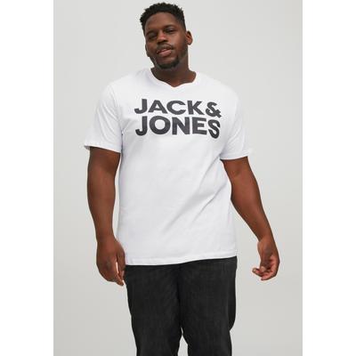 Jack & Jones PlusSize "JJECORP LOGO TEE SS O-NECK NOOS PLS" Baumwolle, regular fit