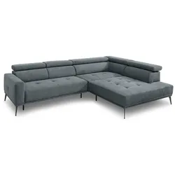 SOMETA Ecksofa Monterrey Stoff Grau