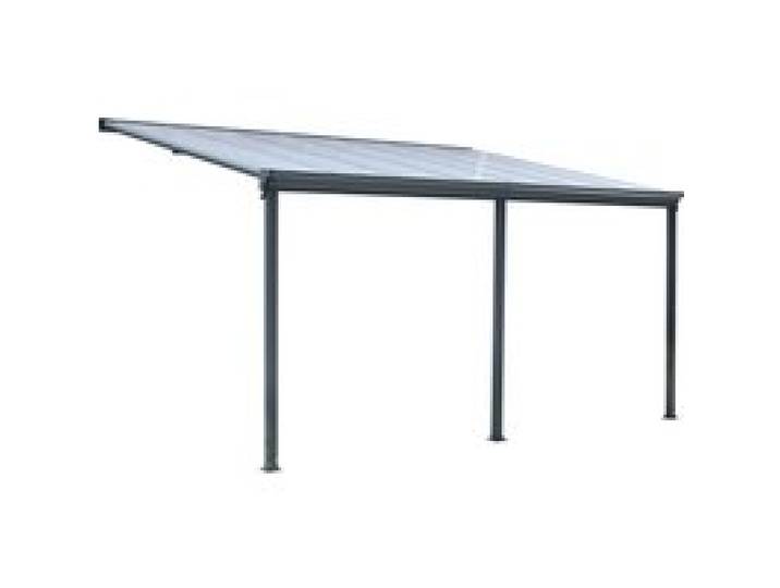 HOME DELUXE Pergola de terrasse SOLIS, différentes tailles (435 x 300 x 278 cm, gris)