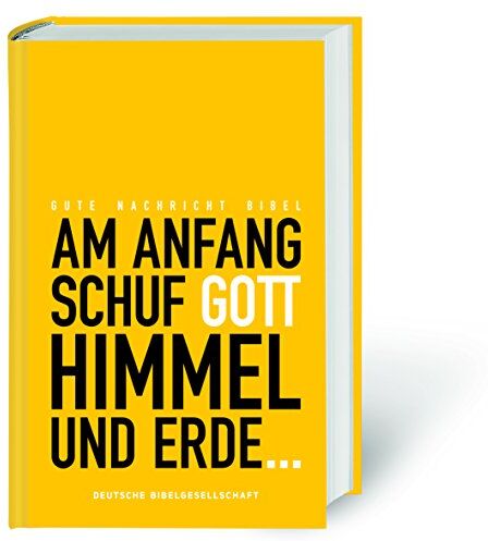 Gute Nachricht Bibel: Ohne die Spätschriften des Alten Testaments. Sonderausgabe Motiv Typografie - Preis vom 09.10.2026 07:28:09 h