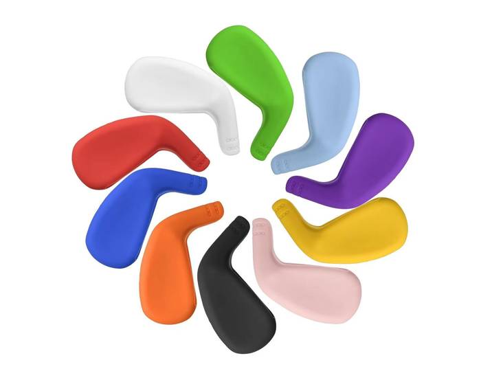 Housse de protection pour clubs de golf, housse universelle, housse de protection pour clubs en fer de qualité supérieure, housse de protection pour clubs en silicone hautement élastique, 10