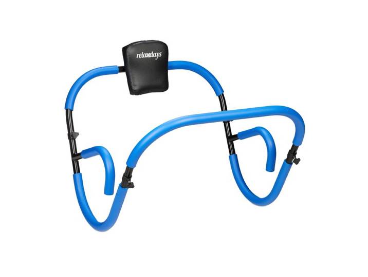 Relaxdays Bauchtrainer AB Roller Blau