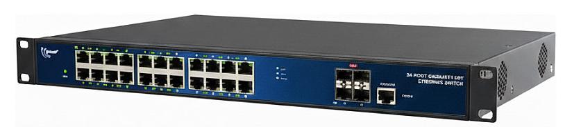 ALLNET Switch voll verwaltet Layer2+- 24x GbE- PoE Budget 370W- at- 4x - Switch - 1 Gbps