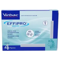 EFFIPRO 50 mg Lösung z.Auftropfen f.Katzen 4 St