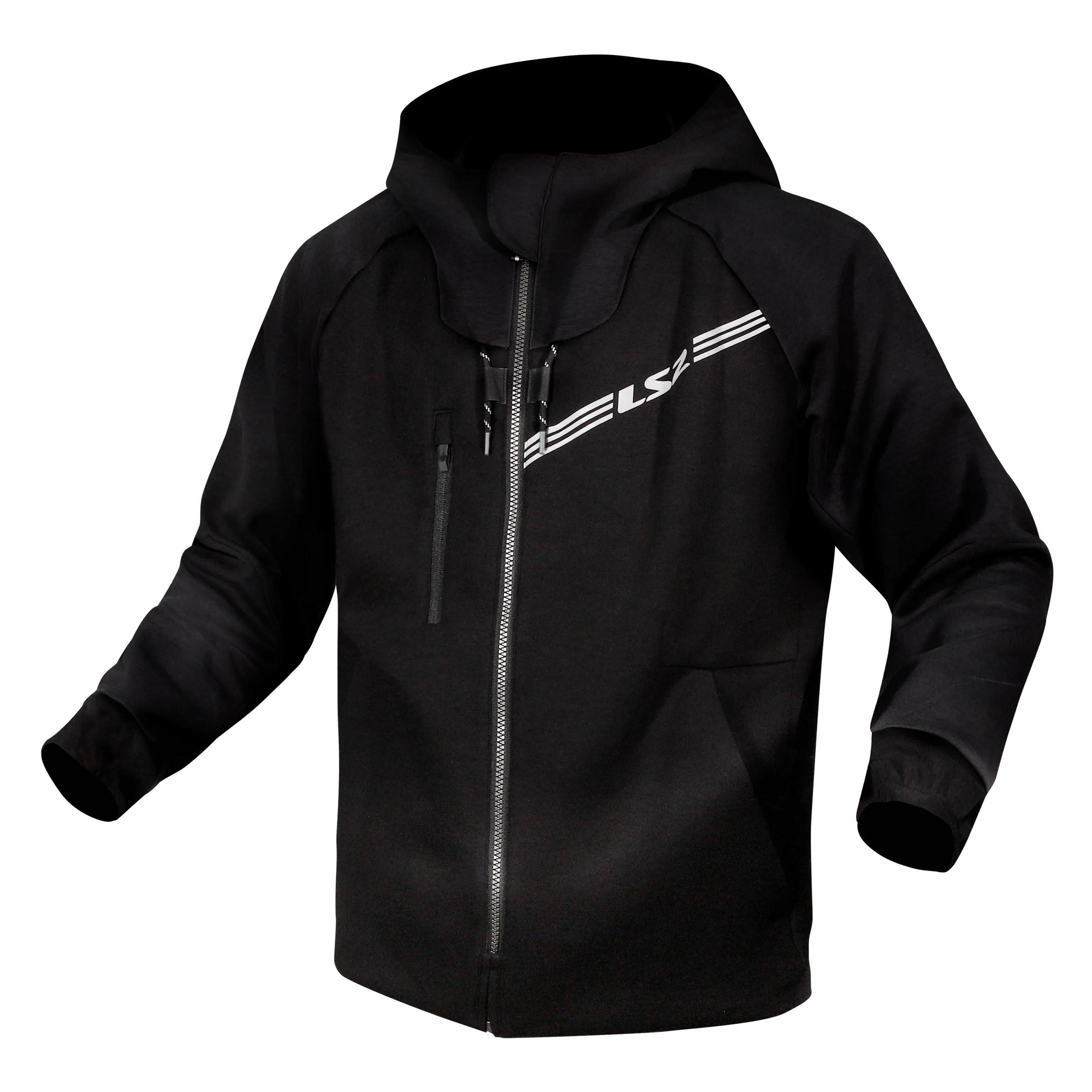 LS2 Herren-Motorradjacke THROTTLE Black, 3XL (Herren, 3XL) (64230W01123XL)