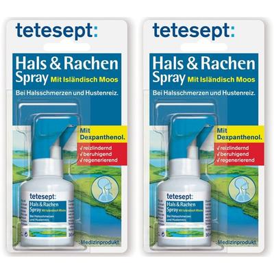 Tetesept Hals & Rachen Spray 2x 2x30 ml