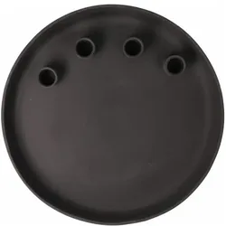 Goebel, Kerzenständer, Kerzenhalter Slate Smoke, Porzellan, grau, 4 cm, 23123091