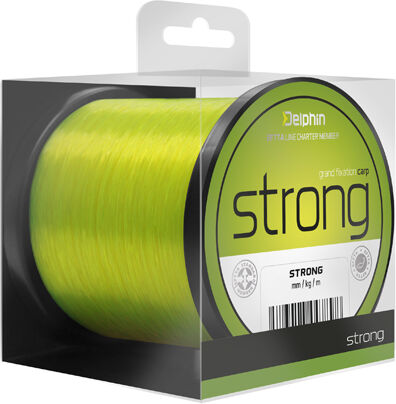 Delphin STRONG Carp jaune 0,28mm 6,5kg 600m 0,28mm 6,5kg 600m