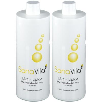Sana Vita L30 Lipide Feuchtigk.Lot m.Zitr.myrtene. 2x 2x500 ml Lotion