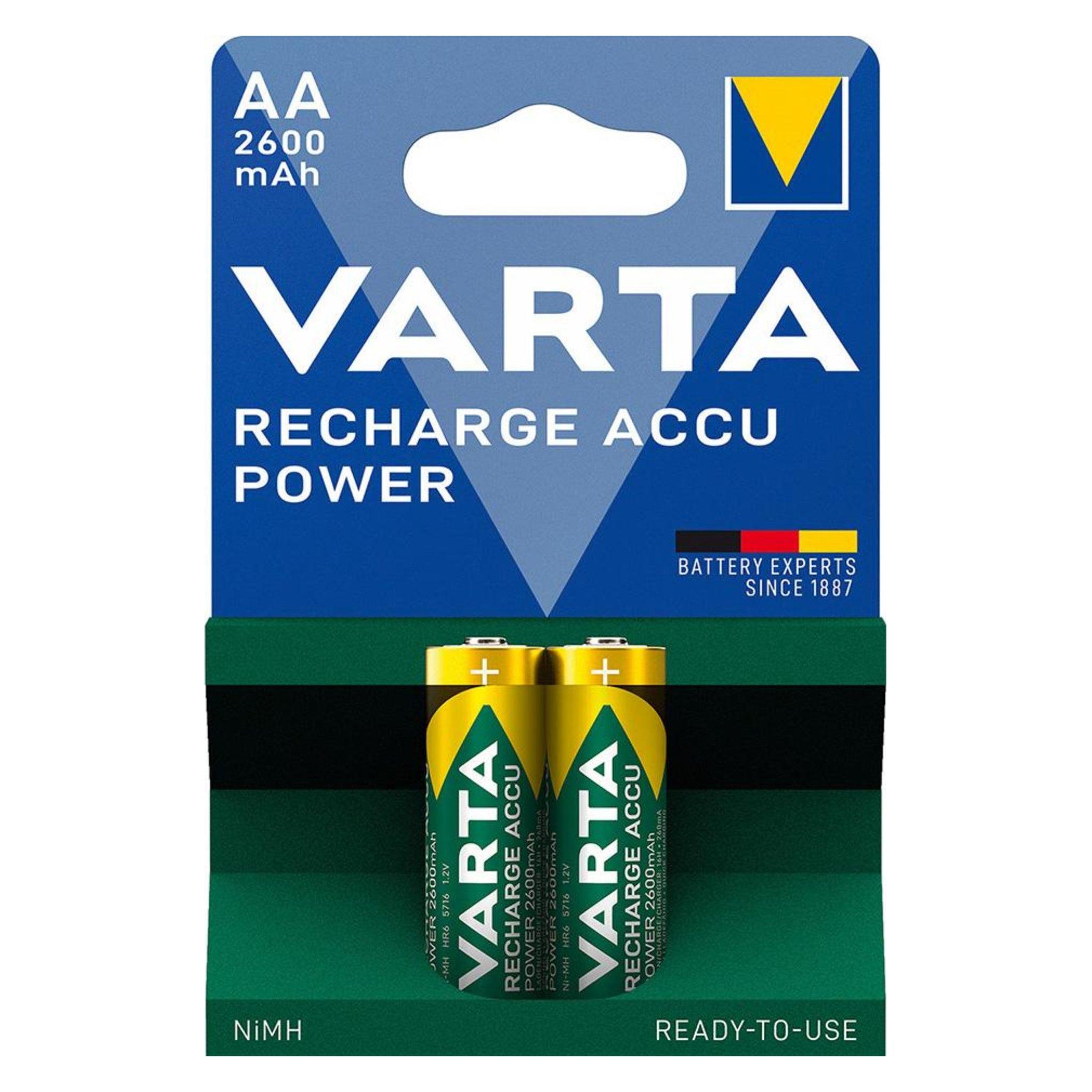 Varta Recharge Accu Power (2 Stk., AA, 2600 mAh) (05716 101 402)