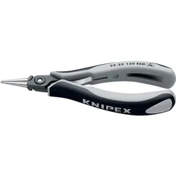 KNIPEX Präzisions-Elektronikzange ESD, rund - 3432130ESD