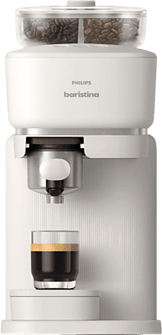 REACONDICIONADO Seminuevo Muy bueno Cafetera express - Philips Baristina Variety BAR320/00, 16 Bar, 2 Compartimentos Grano, Molinillo Cerámico
