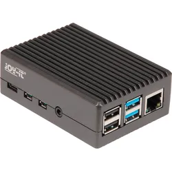 RPI CASE ALU08 - Gehäuse für Raspberry Pi 4, Alu, schwarz