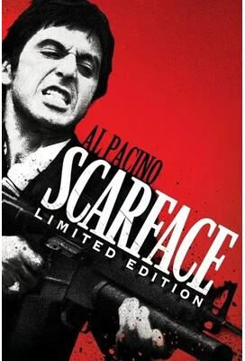 Inspire Essentials Scarface Al Pacino Canvas Wall Art Poster For Living Room Decor 1 15.75 X 23.62 Inches