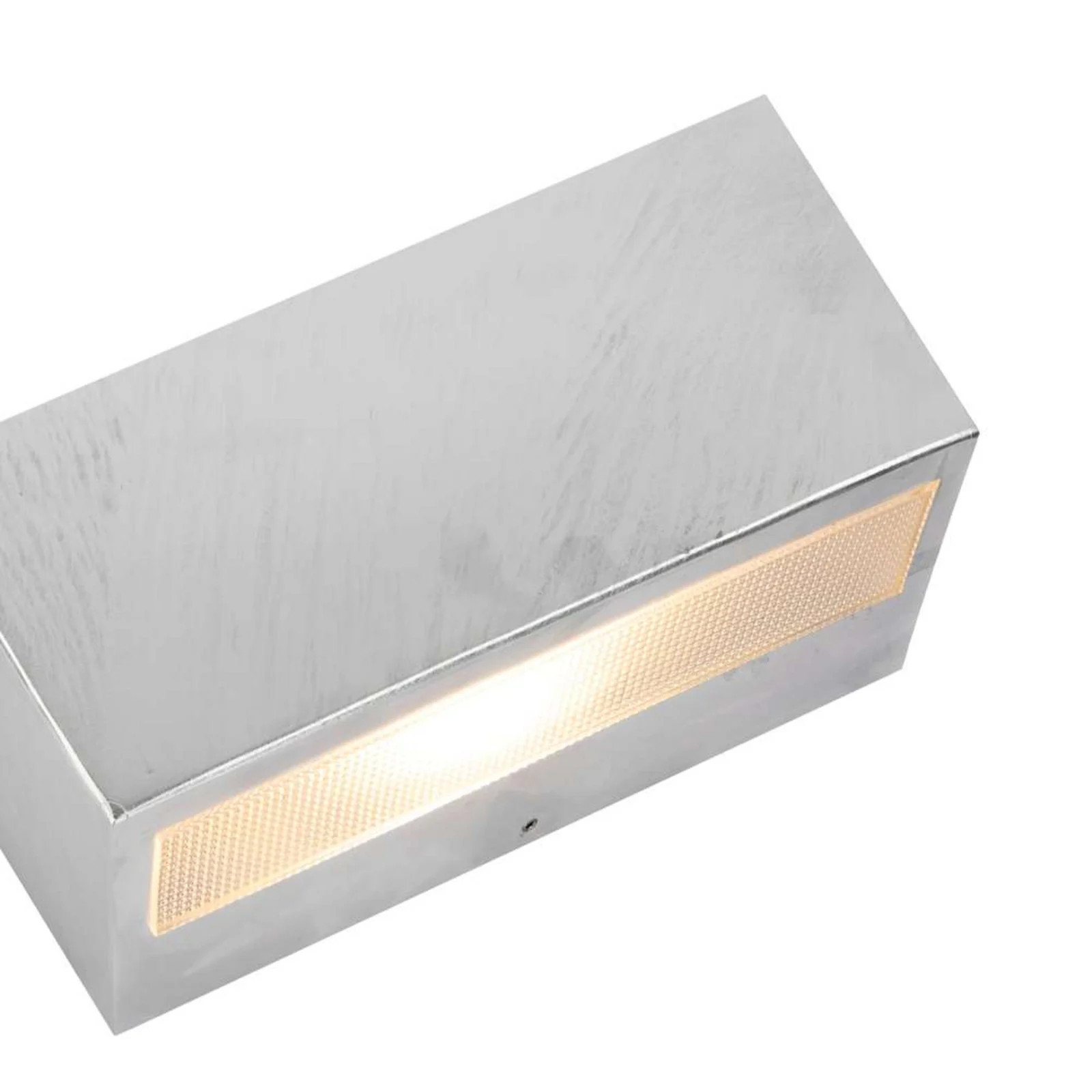 Norlys Asker Big Up/Down Buiten Wandlamp - Aluminium - Galvanized